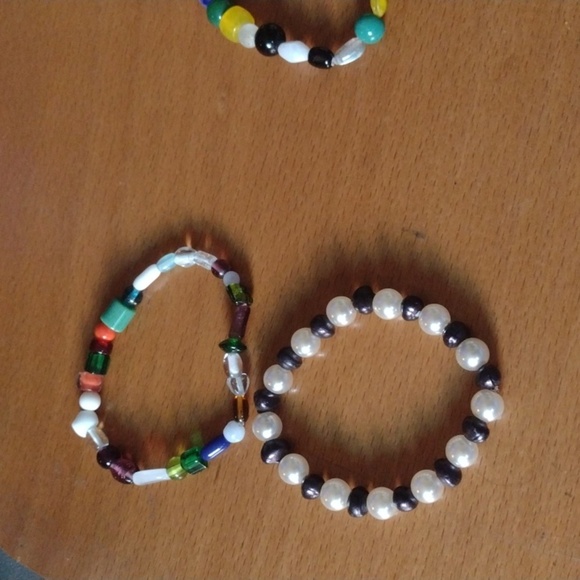 Handmade Gem Bracelet Lot - Picture 2 of 3